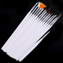 15 pcs nail art decorations brush set tools professional painting pen for false nail tips UV nail gel polish