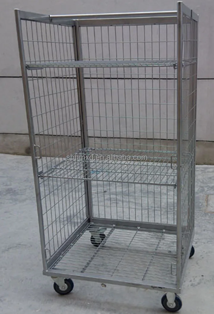 
Steel laundry cage 