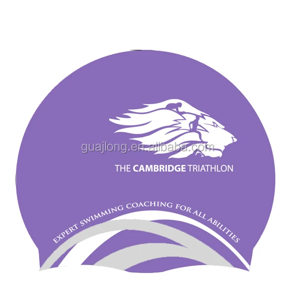 
OEM custom print silicone swimming caps 