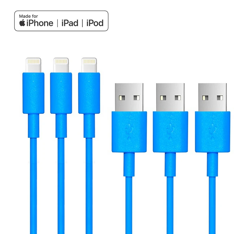 MFi сертификат TPE круглый usb-кабель для передачи данных 8Pin C48 зарядный кабель ipad/Iphone