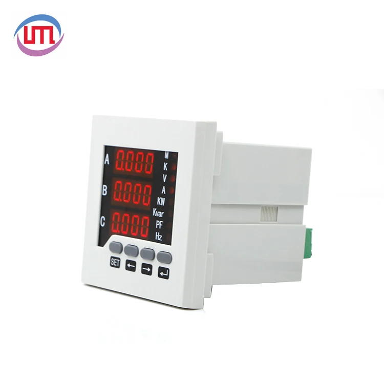 China Cheap 50-60Hz 50-60Hz Single phase  Digital display electricity panel meter