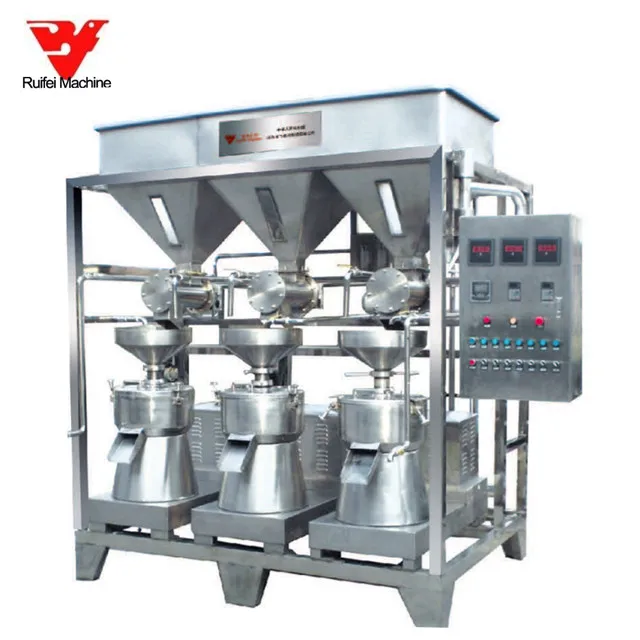 Automatic soybean Milk grinding Machine tofu machine tofu making machine
