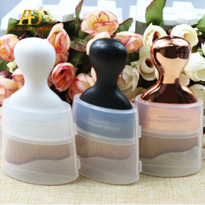 
Private label cosmetics makeup powder brush with handmade single brush 