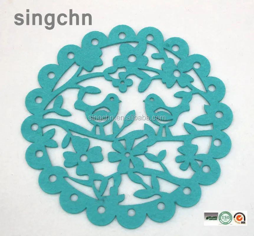 3mm felt cup coaster