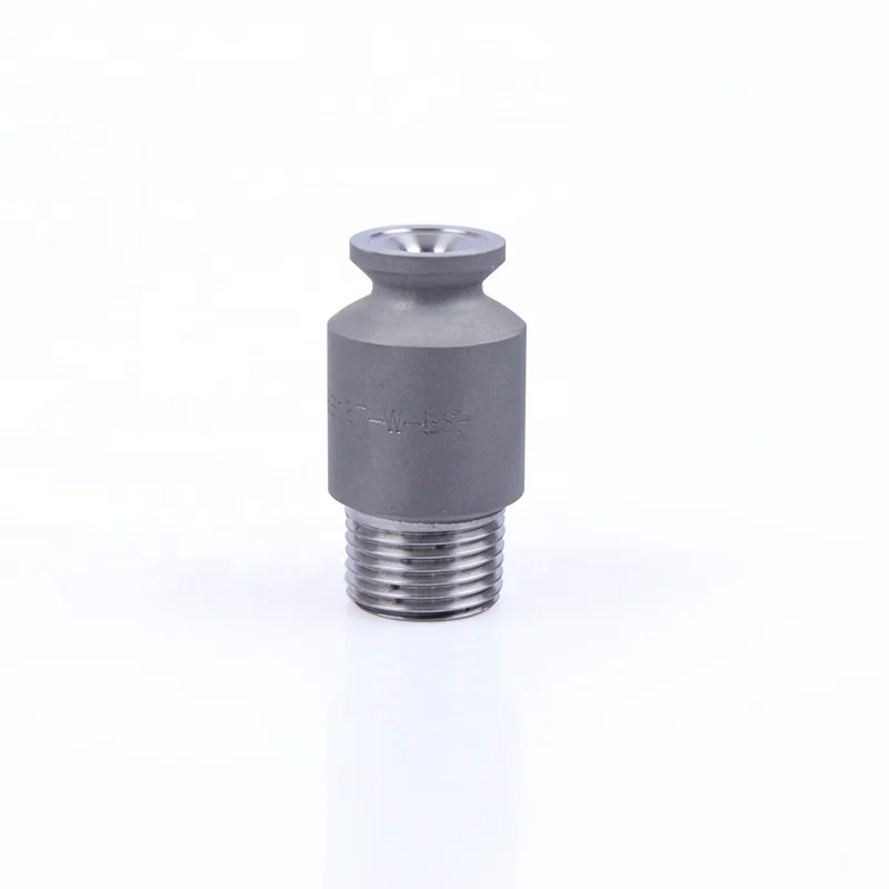 
90 Degree 120 Degree Large Flow Free Passage Stainless Steel Full Cone Spray Nozzle For Scrubber Sulfur Removal 
