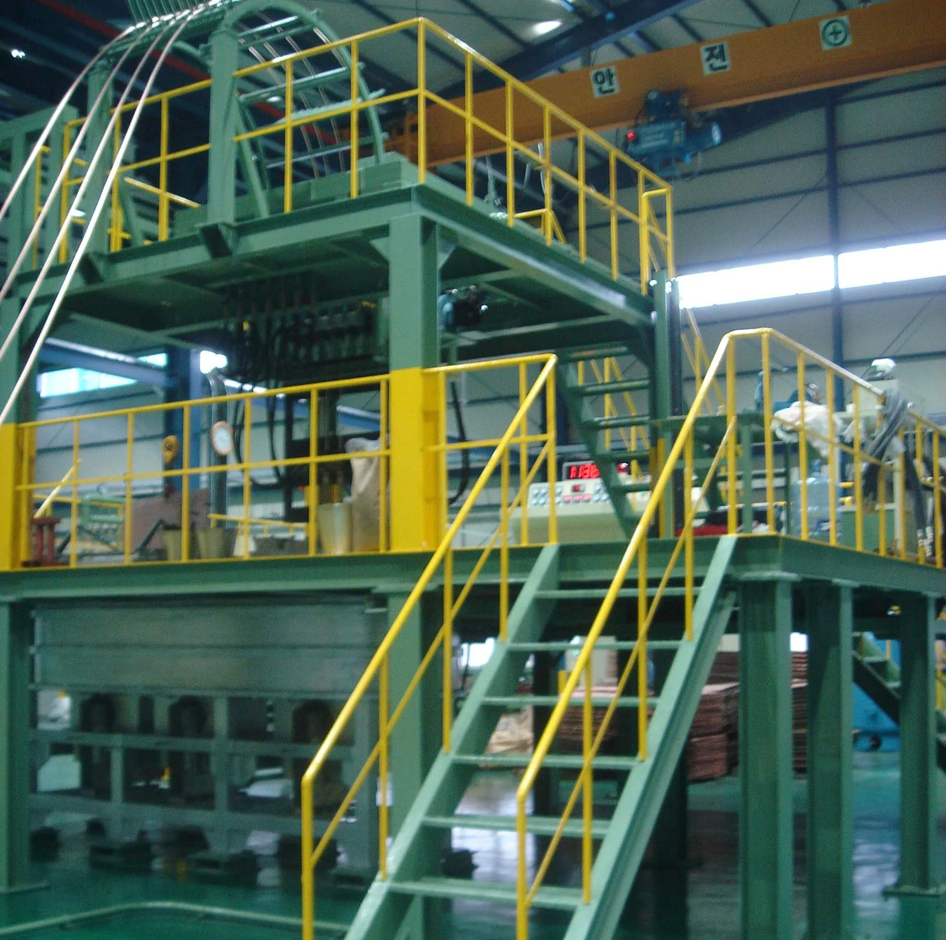 8-25mm oxygen-free oxygen-free  metal  copper  Upcast  casting machinery