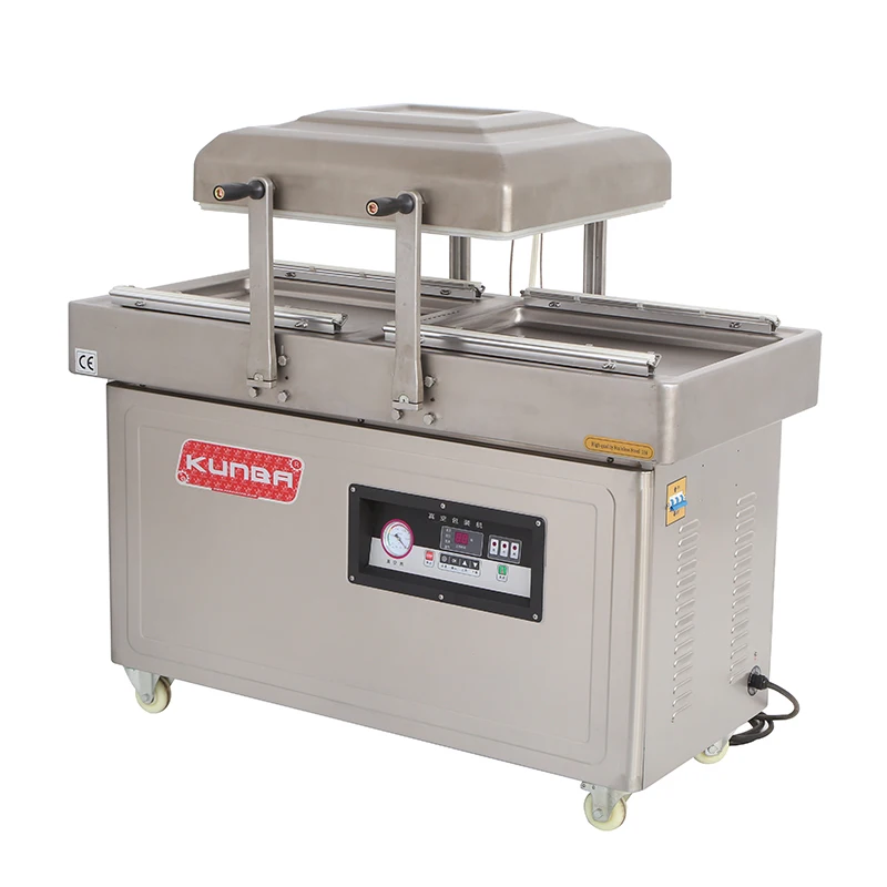 
Hot 2020 sausage dry fish seafood double chambers vacuum packing machine with CE Certificate DZ-400/2SA deep type 