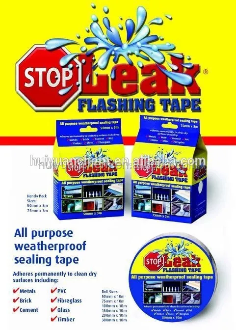 ( 21th Year Manufacturer) Self adhesive tape for sealing & repair to roofs,gutters,downpipes,air vents and skylights