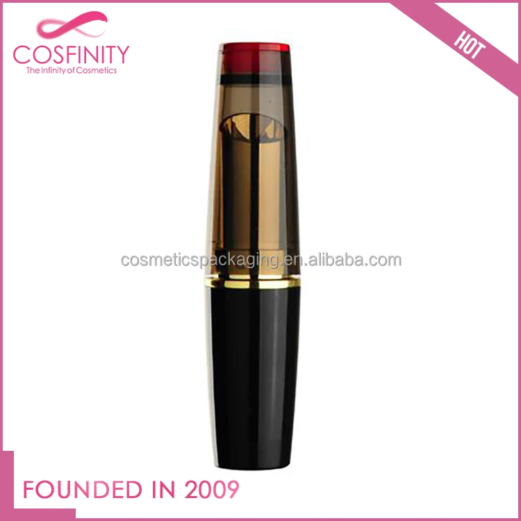 Free sample cosmetic packaging products slim lipstick container / custom lipstick tube