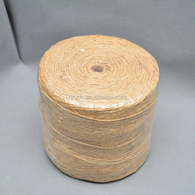Sisal Spun Yarn Sisal Yarn Unoiled/Clipped with Shrink Wrap