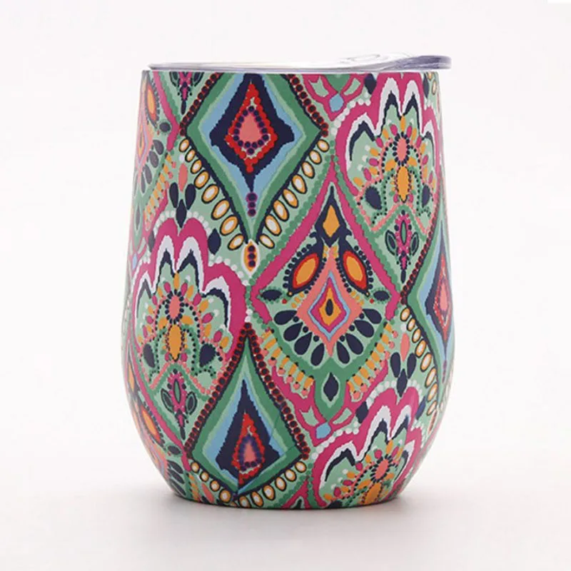 Eco-friendly New design Stainless steel cup metal cup 12 Oz. wine travel mug