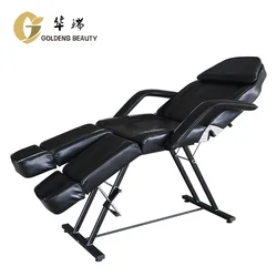 Beauty Salon Perfect All-rounder Manual Beauty Couch Pedicure Spa Massage Chair Salon Furniture Facial Bed Massage Table Modern
