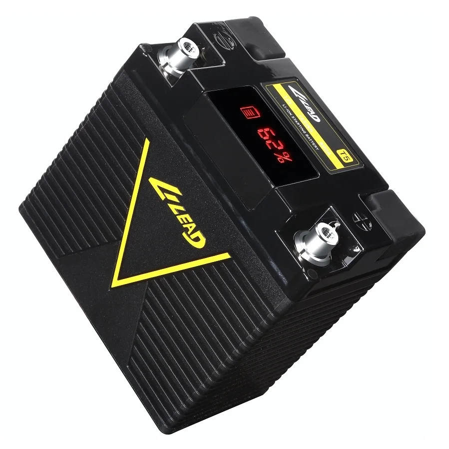 Intelligent light weight powerful safe lithium battery for motorcycles racing motor LILEAD T5