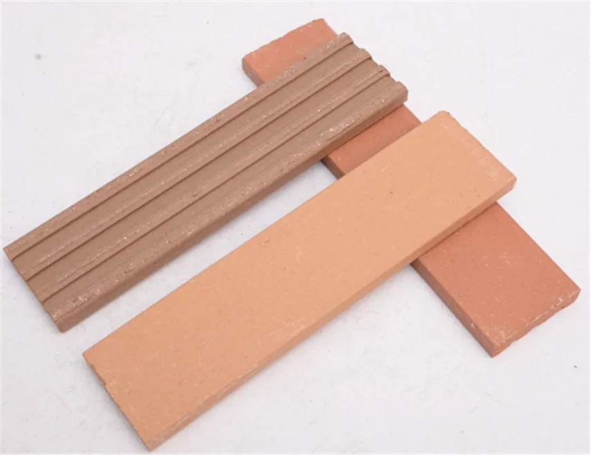 Types of exterior clay building bricks cladding wall decoration