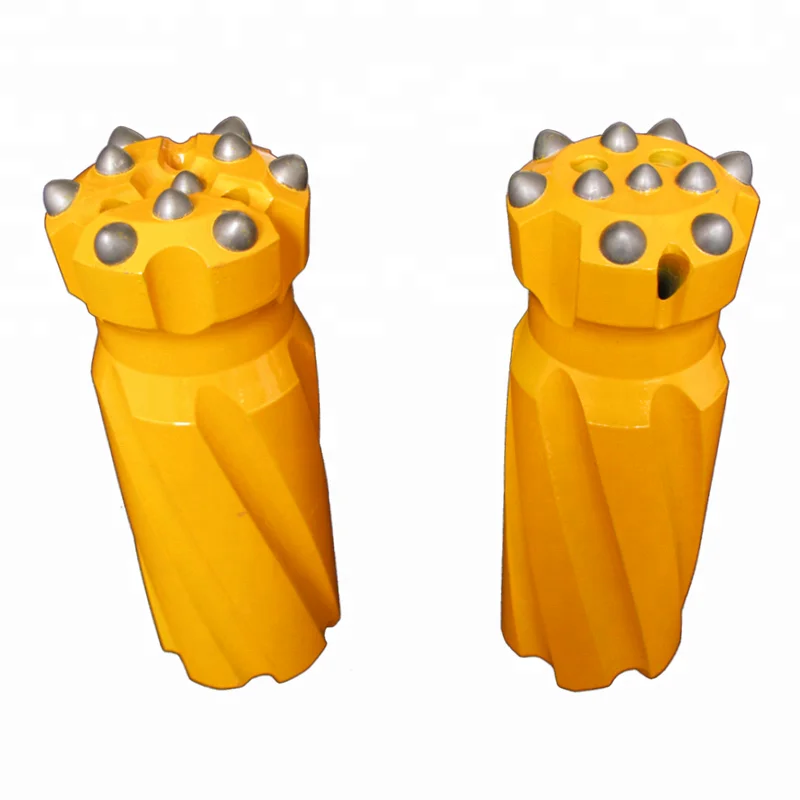 Mining Tools Hard Rock Drilling Long Skirt T51 Retractable Thread TCI Button Drill Bits Ballistic Button Drill Bit Stable