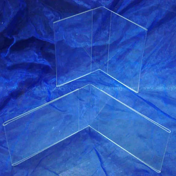 Premium Book Shape Angled Bended Acrylic Photo Frame