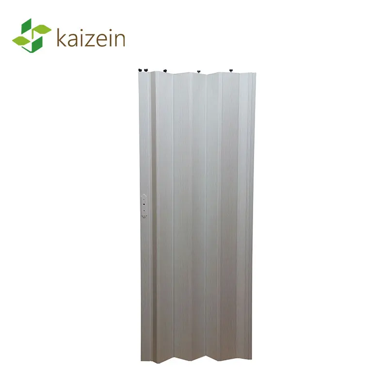 PVC Bathroom folding door cheap price interior plastic sliding door