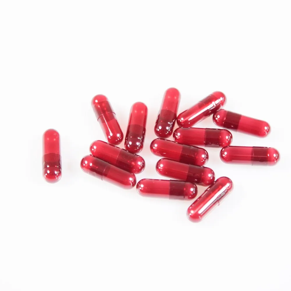 China Factory Direct Sale Empty Bovine Gelatin Capsules  Empty Capsule Hard Gelatin Color