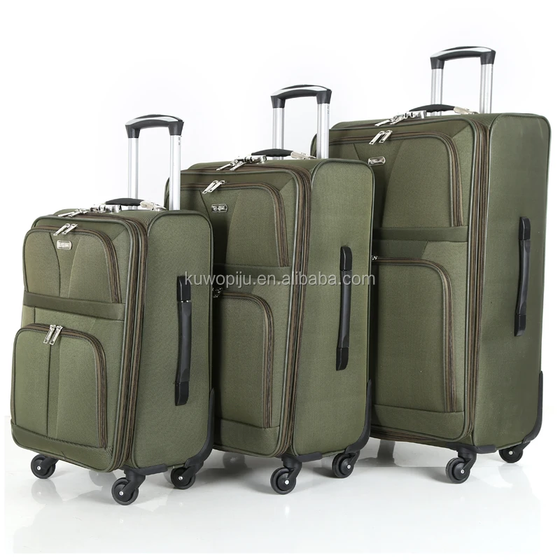 cheap polyester gift EVA travel luggage lightweight soft suitcase sets