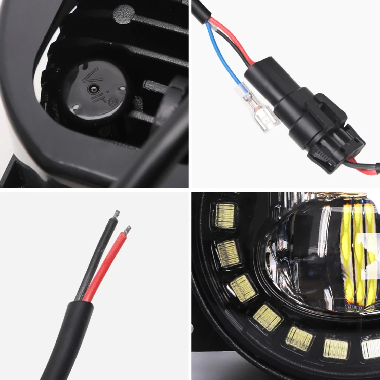 CE ROHS IP67 DOT 4 inch Round Osram Laser LED Fog Light for Jeep Wrangler JL