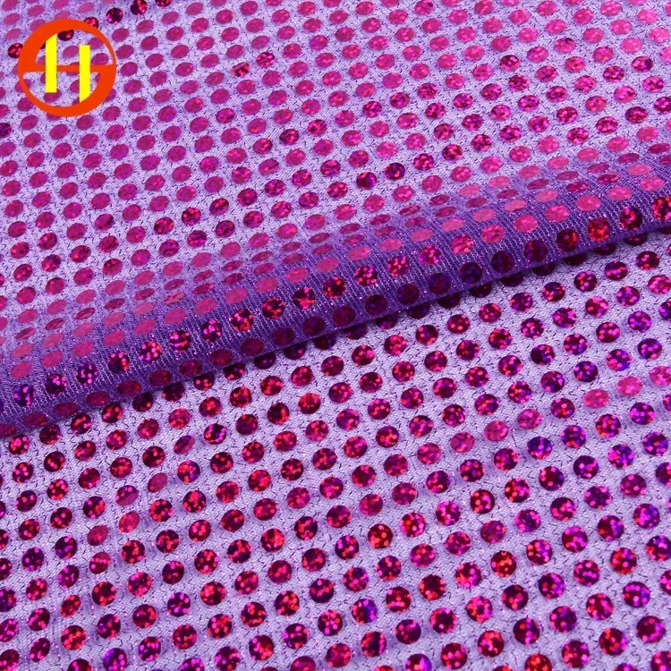 Китайский поставщик, новая танцевальная ткань с блестками для церемониального платья