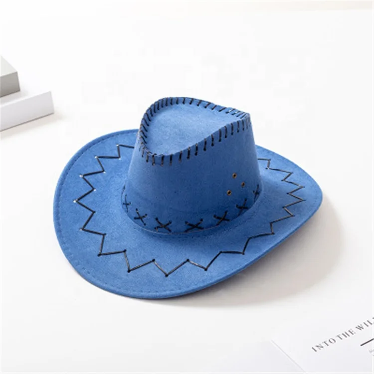 Оптовая продажа 2019, новая ковбойская соломенная шляпа в стиле Западного рыцаря, шляпа из замши, ковбойская шляпа