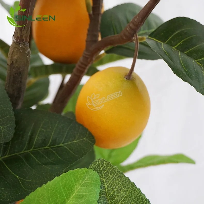 2020 Hot Sale Home Decoration Plastic Plant Artificial Fruit Lemon Tree