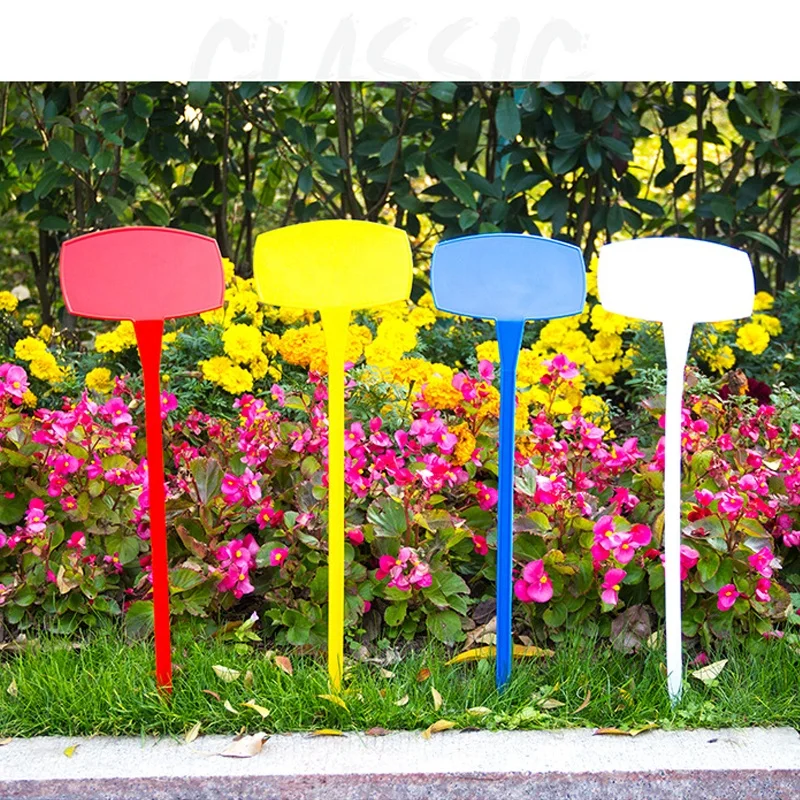 Garden planter vegetable growing plant pot custom plastic label