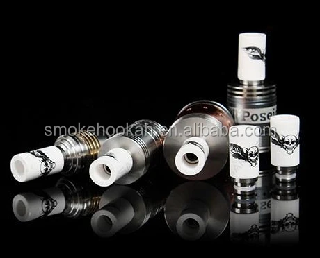 Fantastic 510 ss drip tip ceramic mouth piece American flag/skull printing