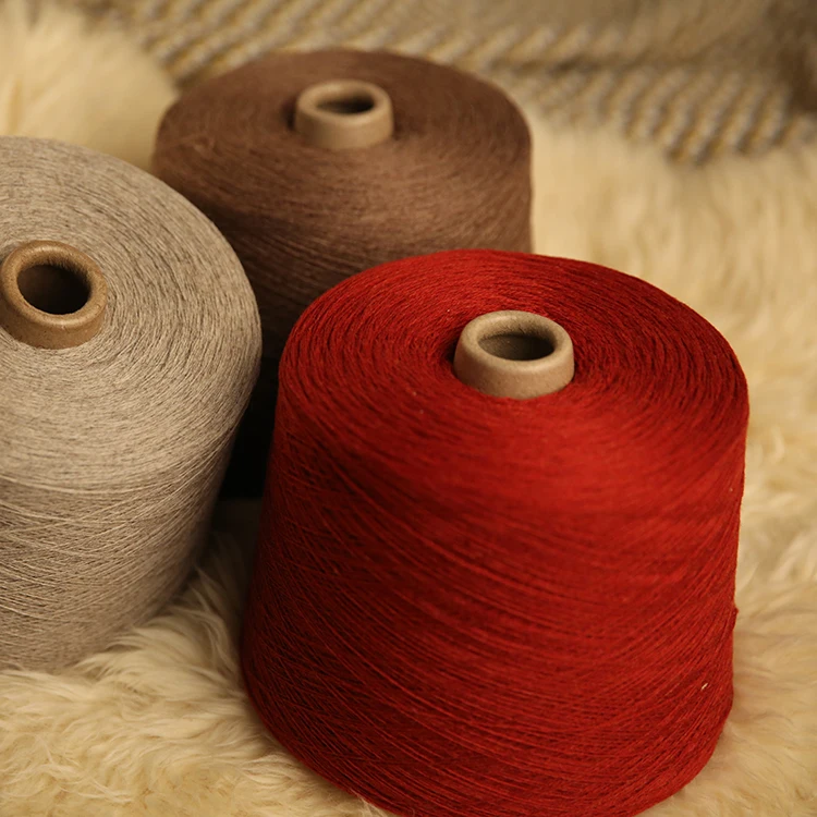 
High Quality Mongolian Knitting Worsted 100% Cashmere Cone Yarn 