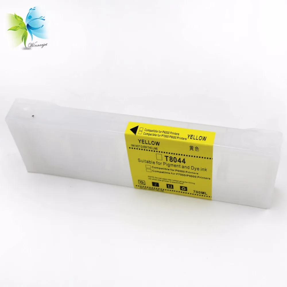 New Chip ! 700ml T804 ink cartridge for Epson P6000 P8000 Refill Cartridge