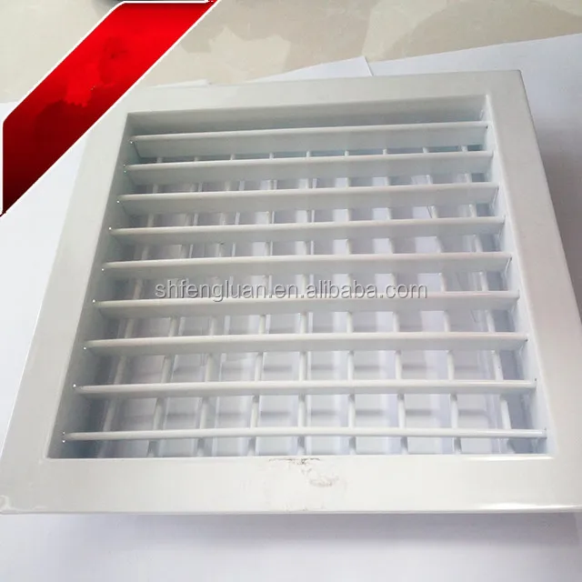 factory direct aluminum alloy air diffuser double diffuser grille in hvac system