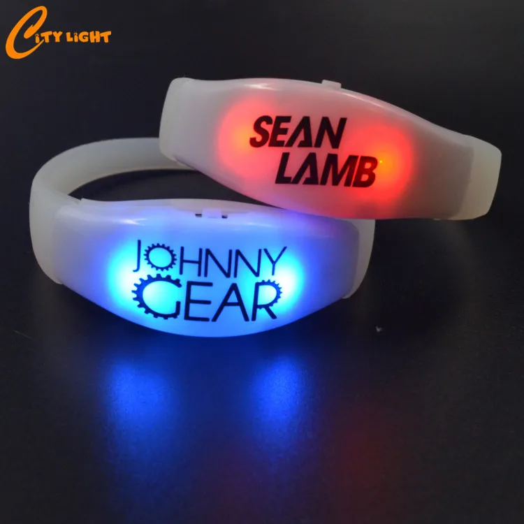 2019 Hot New Products Light Up Novelties Music led flashing bracelet