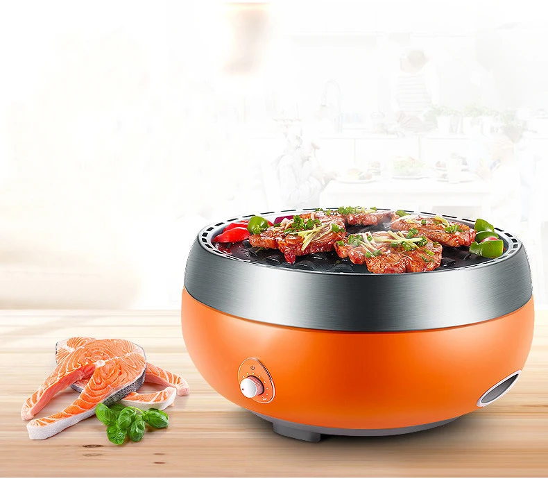 
Hot Sale Electric Japanese Iron Window Design Portable Smokeless Grill 