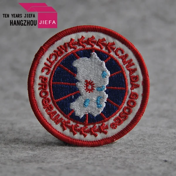 Custom made logo embroidery patches