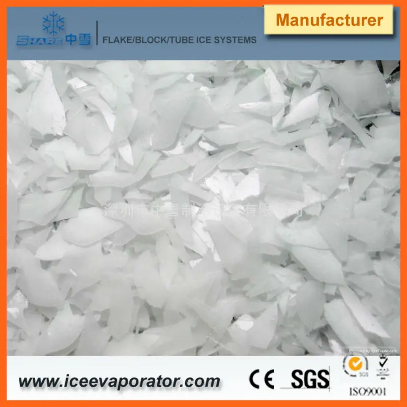 10tons flake ice maker machine with water cooling, for fishery industrial
