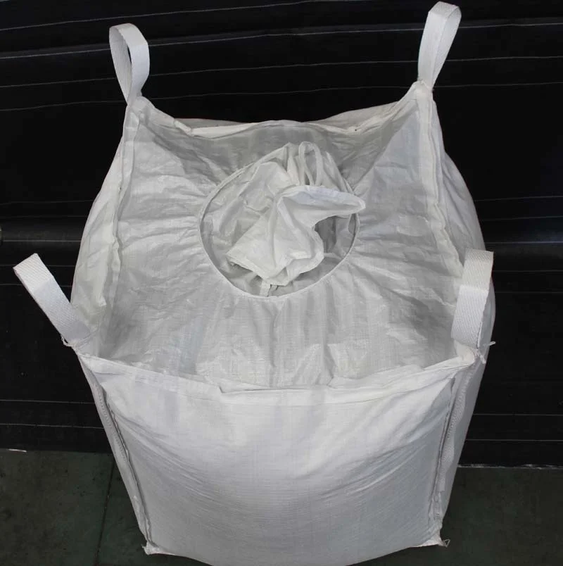 High quality bottom fully open FIBC big bag packing for grain and other agricultural products fast unloading safety factor 5:1
