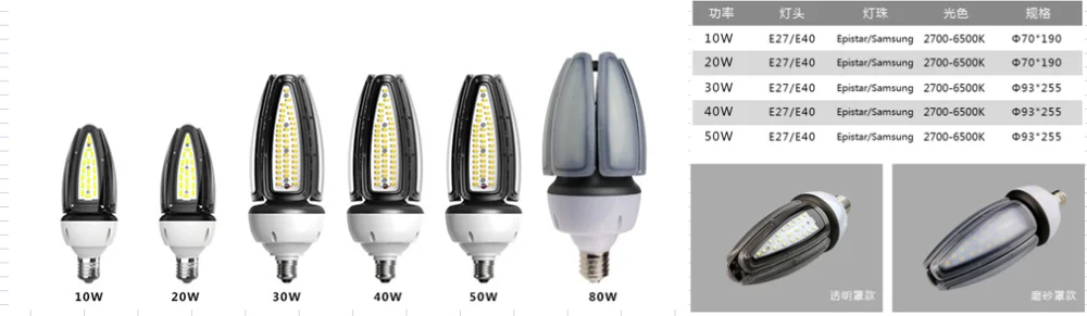 
2018 New products 10000lm 80w led corn bulb lamp waterproof IP65 outdoor LED bulb led corn light china suppliers 