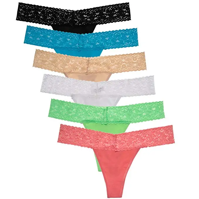 Hot Hot Yong Girl Cotton Thong Panty Sexy Lace Panty Women Panties Bikini Underwear