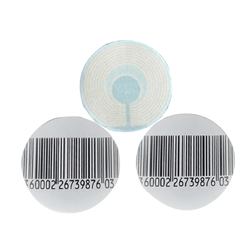 
Wholesale Round R40MM RF Blank Paper Label EAS System Security Sticker Tag Waterproof 