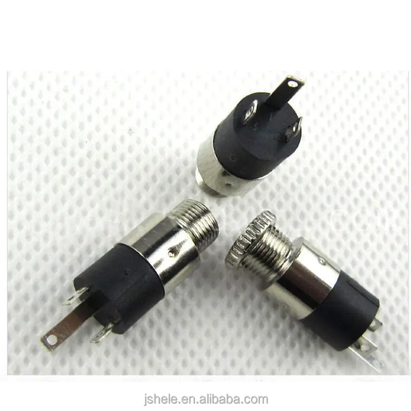 3.5mm Mini Female Headphone Jack Plug Stereo Audio Panel Mount Connector
