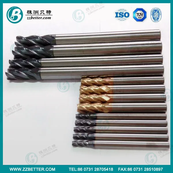 flat end mill, ball end mill, radiu carbide end mill grinding machine