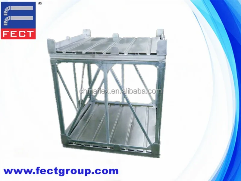 Large Load Metal Pallet Box/Galvanized Stackable Steel Box Pallet