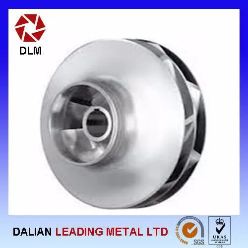 Индивидуальное вложение, литье воска, закрытое крыльчатое колесо для насоса