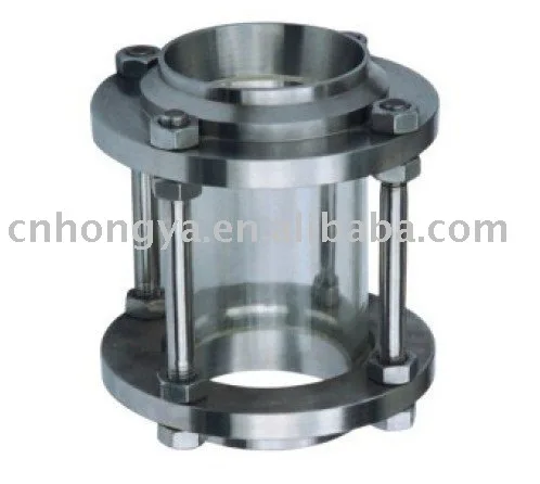 Sight glass flow indicators