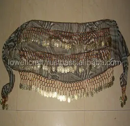  Пояс для танца живота шарф-юбка