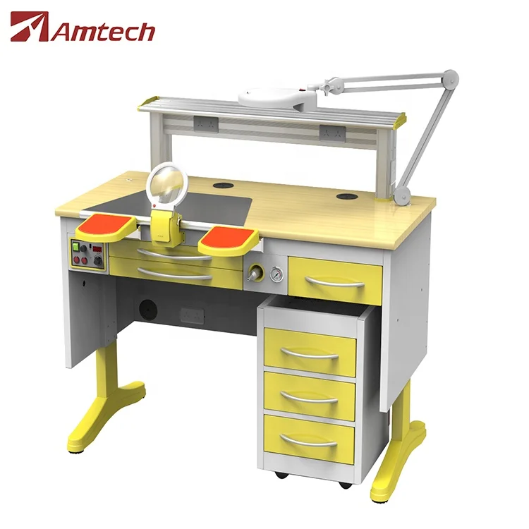 
 Новое поступление! Горячая Распродажа стоматологическое лабораторное Рабочая скамейка AMJT-53 B 1,2 m дентальное рабочее паяльная станция с противопожарная защита доска  
