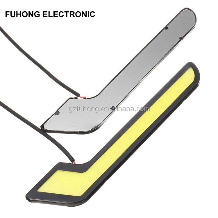 
Super White Waterproof 7 Shape Cob Daytime Running Light DRL 