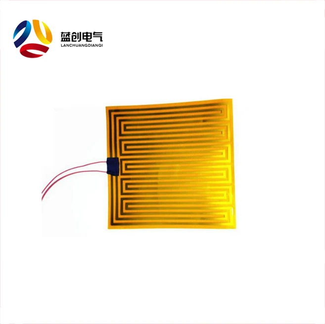 18*40mm 6 volts 6 watts kapton heater with adhesive, electric pi heating film for various usage