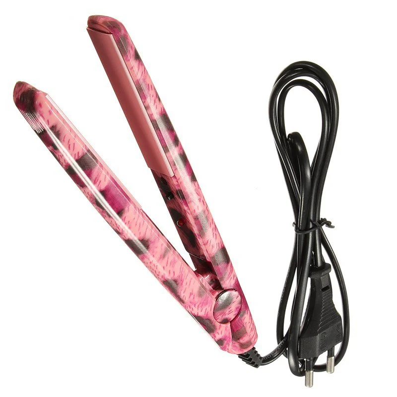 Fashion Professional  titanium crystal bling steam titanium flat irons hair straightener with private label